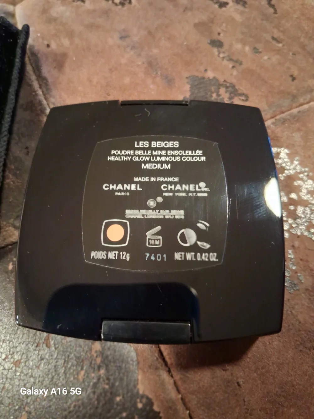 Chanel Compact Foundation with Mirror W/ Velvet Pouch